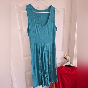 Blue Sleeveless Dress